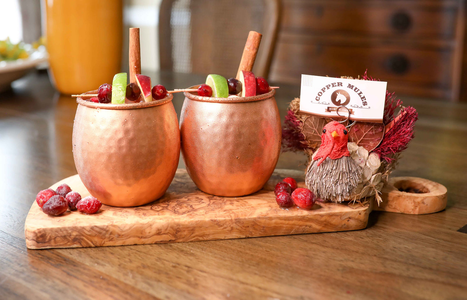 Thanksgiving Cheers: Celebrate with a Cranberry Apple Mule
