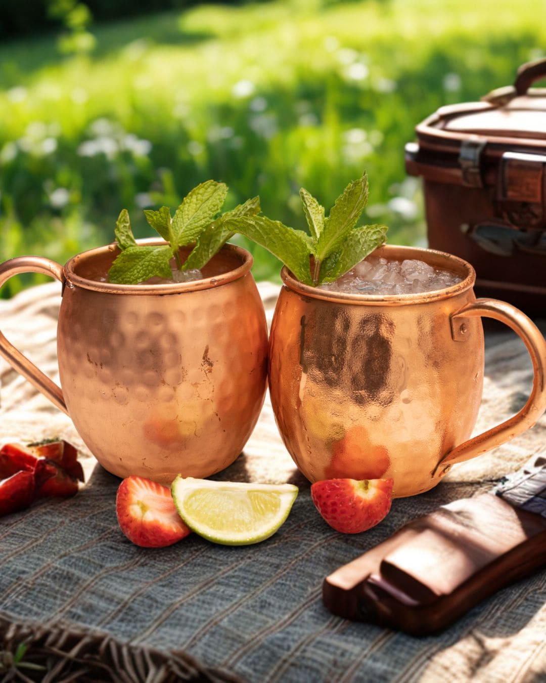 Barrel Hammered Mug Set of 2 | Each Mug Holds 16oz