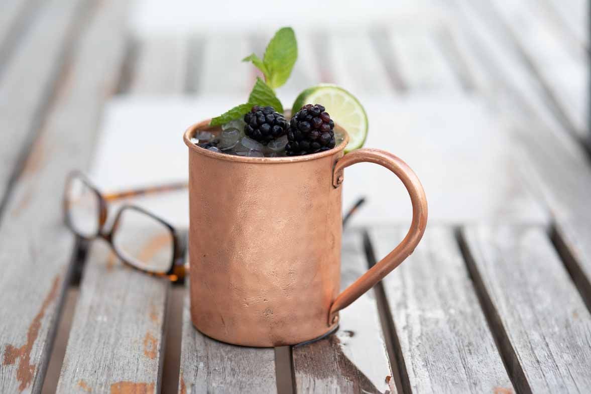 Tall Hammered Style Mug | 16oz