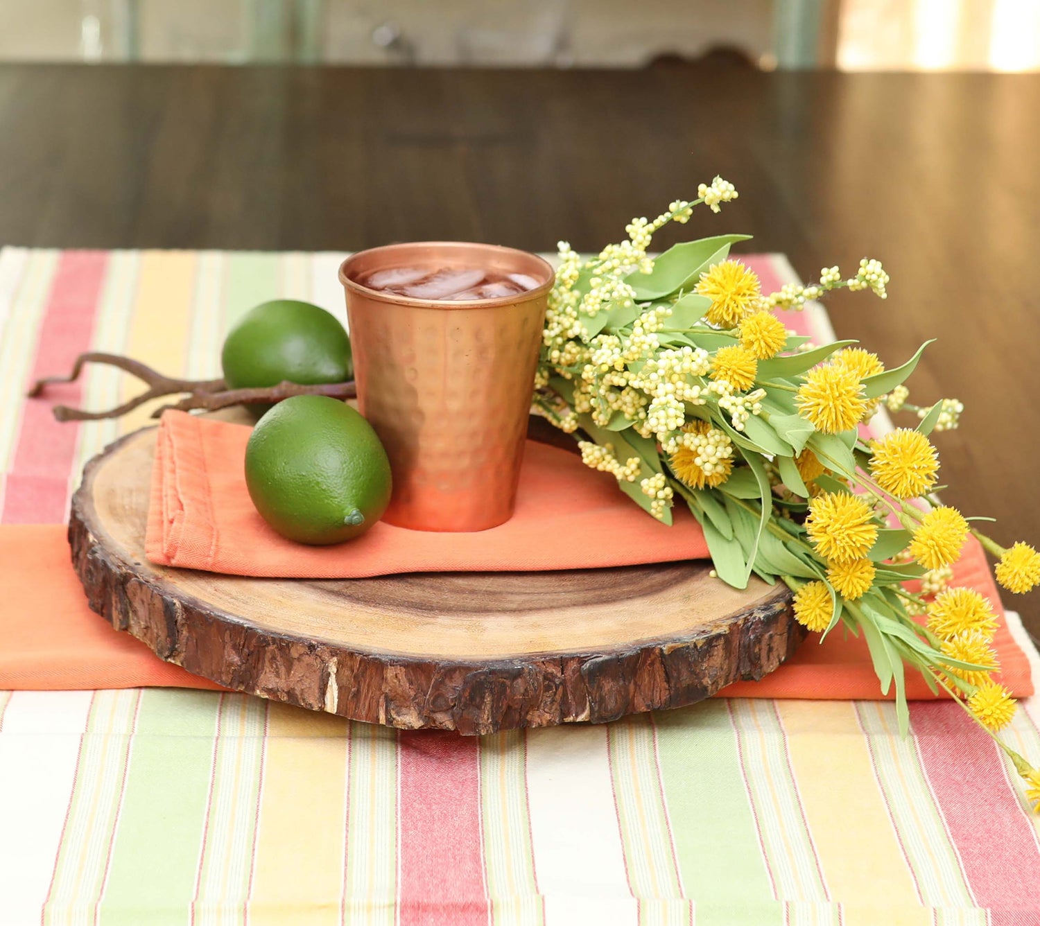 Hand Hammered Copper Tumbler | 14oz