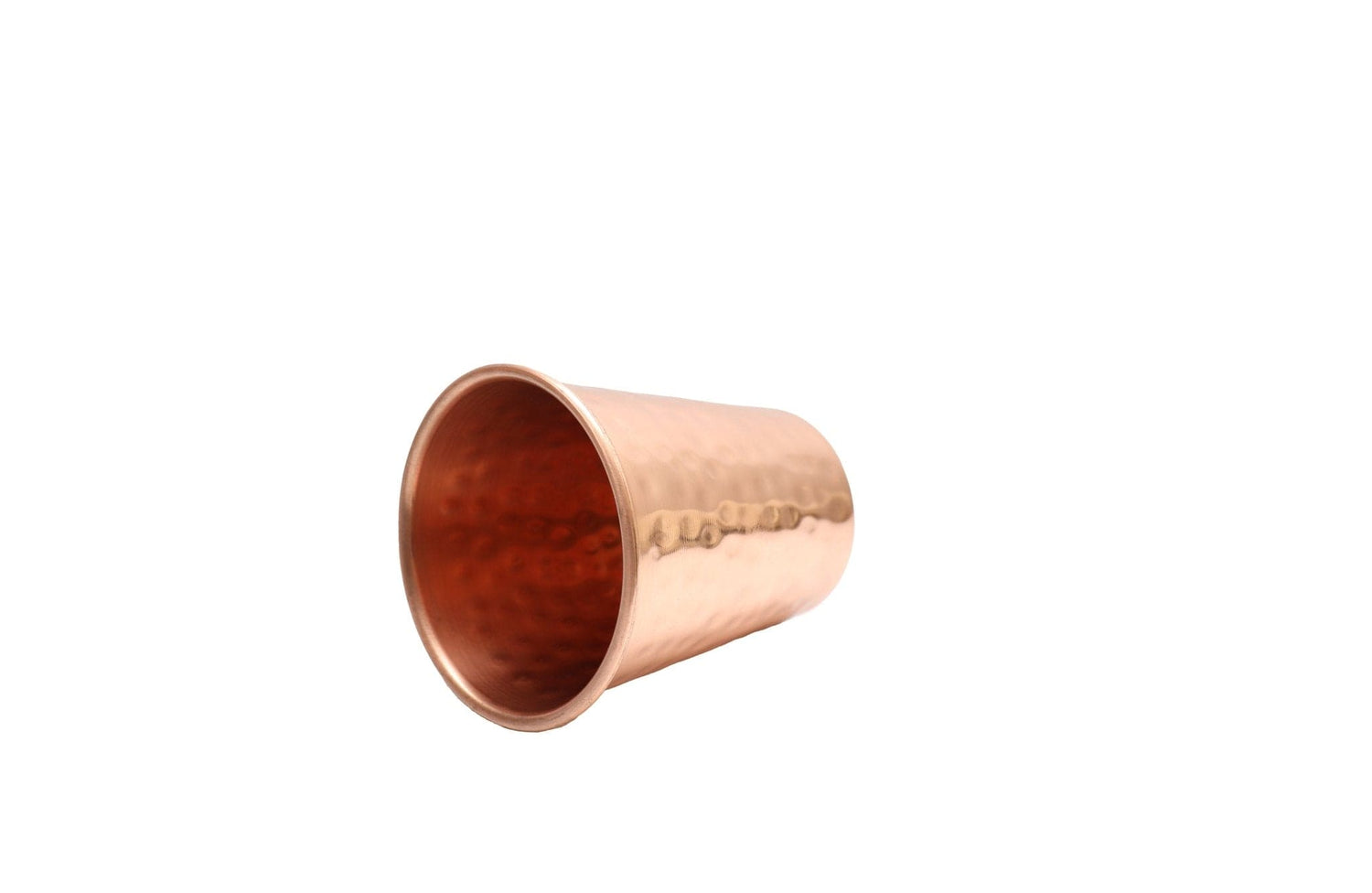 Hand Hammered Copper Tumbler | 14oz