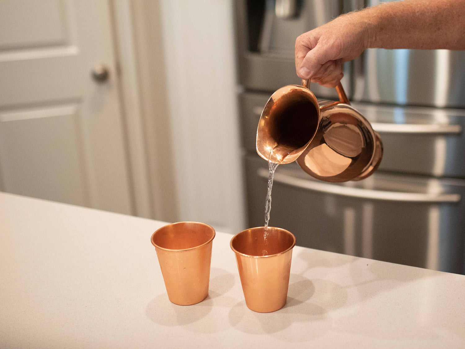 Smooth Tumbler Set of 2 | Extra Thick Copper | Each Hold 14oz