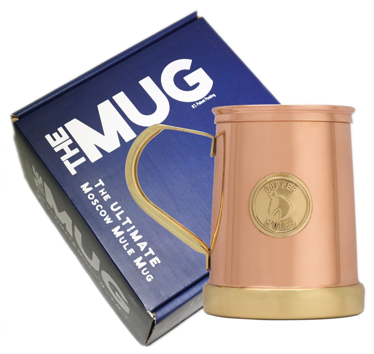 The Finest HandCrafted Copper Mug Ever Made | Patented Design | 18oz